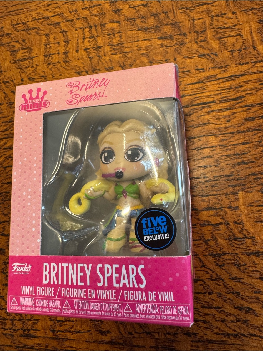 NIB Funko Minis Britney Spears I’m A Slave 4 U Five Below Exclusive Figure